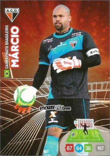 Cromo Marcio - Campeonato Brasileiro 2014. Adrenalyn XL
 n. 299 - Panini