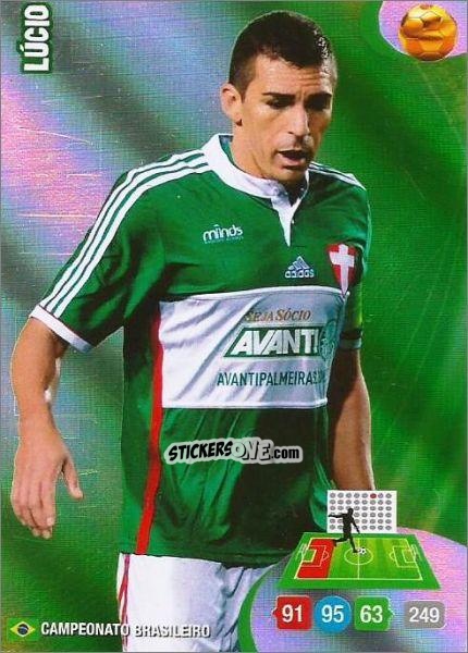 Figurina Lucio - Campeonato Brasileiro 2014. Adrenalyn XL
 n. 390 - Panini