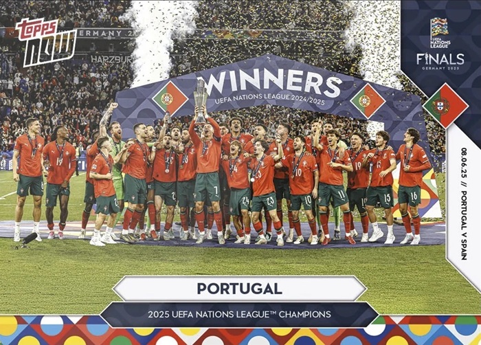 Cromo Portugal Winners - Now Nations League Finals 2024 n. 4 - Topps