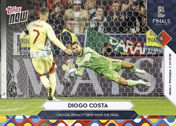 Cromo Diogo Costa Saves - Now Nations League Finals 2024 n. 5 - Topps
