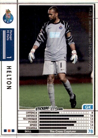 Figurina Helton - Sega World Club Champion Football 2010-2011
 n. EXTRA9 - Panini