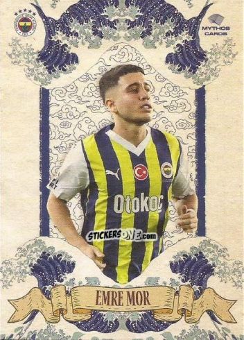 Sticker Emre Mor - Fenerbahçe 2023-2024. Elements Series
 n. 9 - Mythos Cards