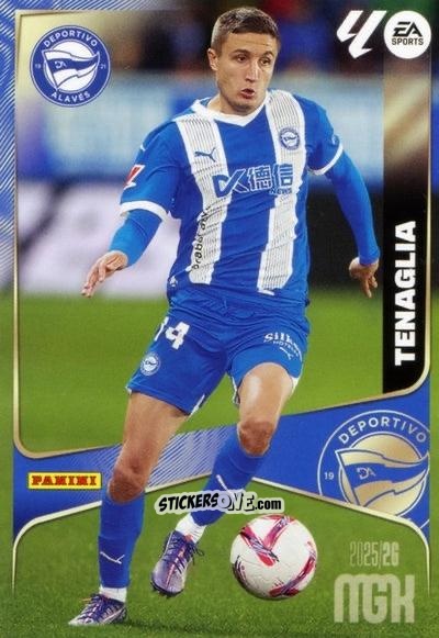 Cromo Tenaglia - Laliga 2025-2026. Megacracks n. 22 - Panini