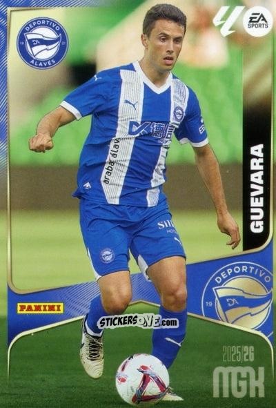 Cromo Guevara - Laliga 2025-2026. Megacracks n. 28 - Panini