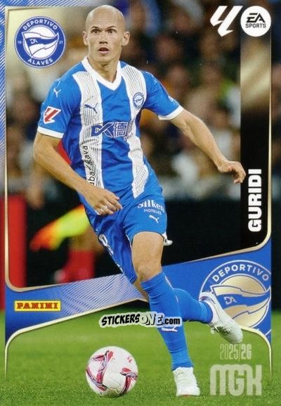 Sticker Guridi - Laliga 2025-2026. Megacracks n. 30 - Panini
