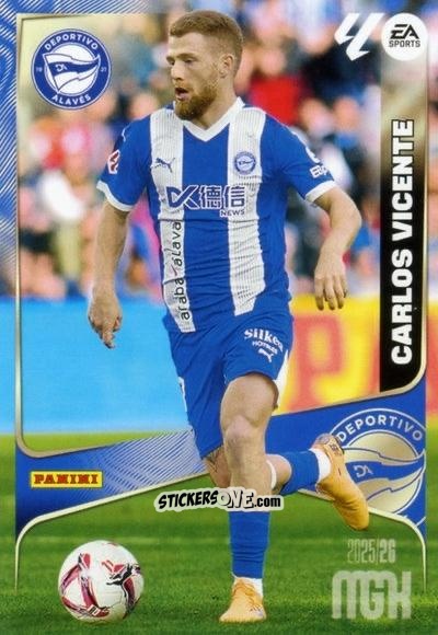 Cromo Carlos Vicente - Laliga 2025-2026. Megacracks n. 32 - Panini