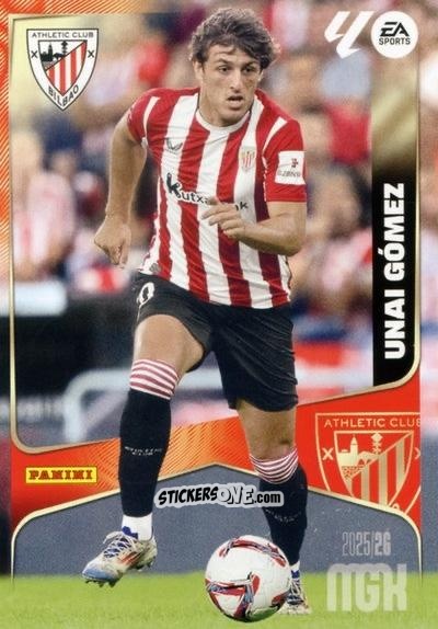 Figurina Unai Gómez - Laliga 2025-2026. Megacracks n. 49 - Panini
