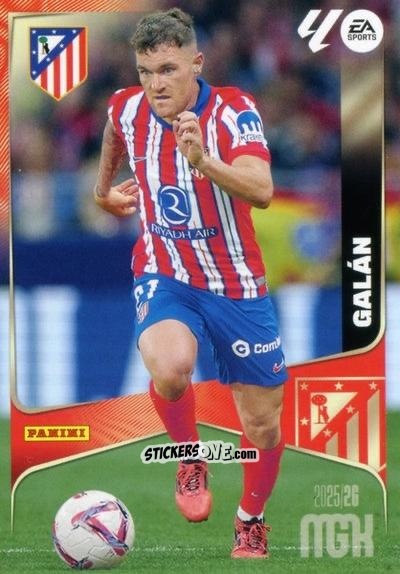 Figurina Galán - Laliga 2025-2026. Megacracks n. 62 - Panini