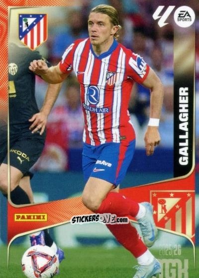 Figurina Gallagher - Laliga 2025-2026. Megacracks n. 63 - Panini