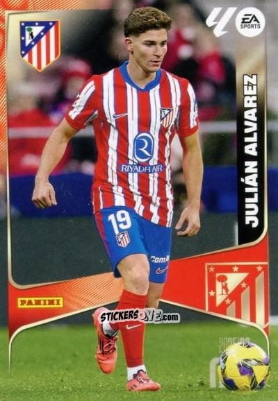 Cromo Julián Älvarez - Laliga 2025-2026. Megacracks n. 70 - Panini