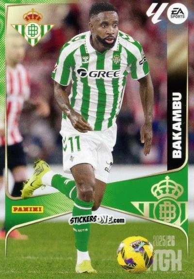 Figurina Bakambu - Laliga 2025-2026. Megacracks n. 108 - Panini