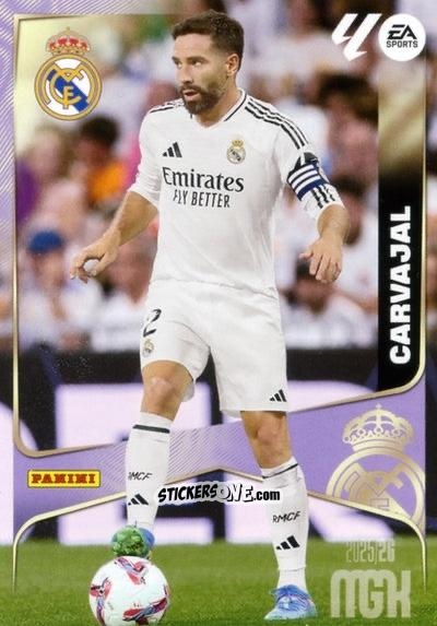 Sticker Carvajal - Laliga 2025-2026. Megacracks n. 220 - Panini