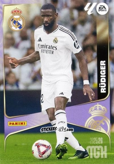 Cromo Rüdiger - Laliga 2025-2026. Megacracks n. 223 - Panini