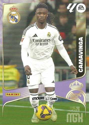 Sticker Camavinga - Laliga 2025-2026. Megacracks n. 227 - Panini