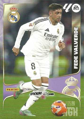 Cromo Fede Valverde - Laliga 2025-2026. Megacracks n. 228 - Panini