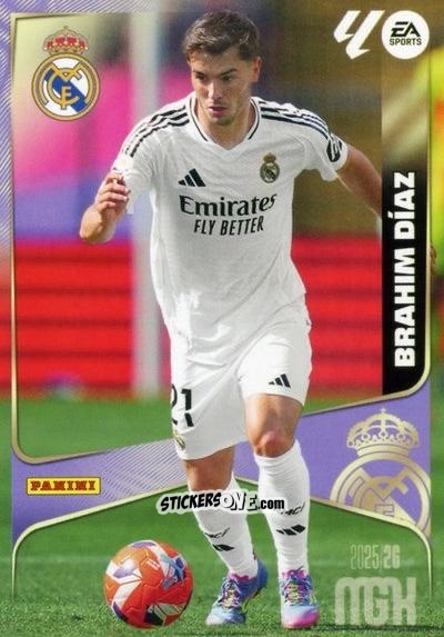 Cromo Brahim Díaz - Laliga 2025-2026. Megacracks n. 231 - Panini