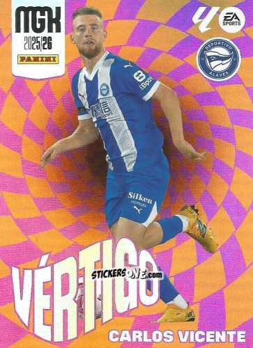 Cromo Carlos Vicente - Laliga 2025-2026. Megacracks n. 382 - Panini