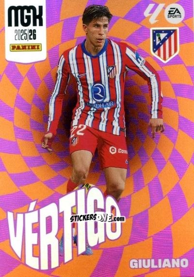 Figurina Giuliano - Laliga 2025-2026. Megacracks n. 383 - Panini
