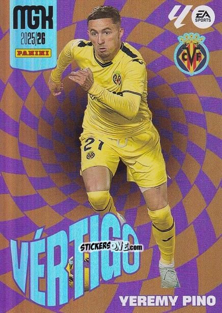 Figurina Yeremy Pino - Laliga 2025-2026. Megacracks n. 387 - Panini