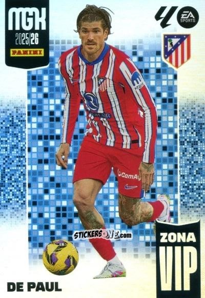 Figurina De Paul - Laliga 2025-2026. Megacracks n. 393 - Panini