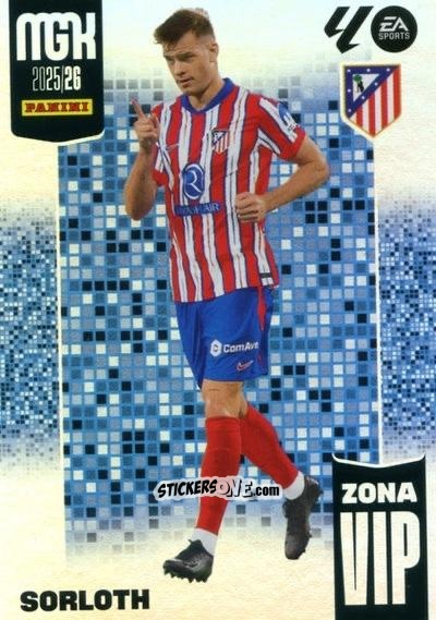 Figurina Sorloth - Laliga 2025-2026. Megacracks n. 404 - Panini