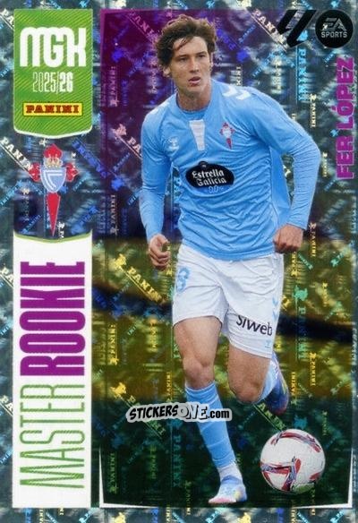 Figurina Fer López - Laliga 2025-2026. Megacracks n. 411 - Panini