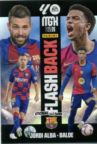 Cromo Jordi Alba / Balde - Laliga 2025-2026. Megacracks n. 427 - Panini