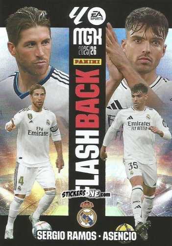 Cromo Sergio Ramos / Asencio - Laliga 2025-2026. Megacracks n. 431 - Panini