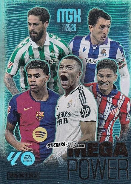 Figurina Isco / Lamine Yamal / Mbappé / Julián Álvarez / Oyarzabal - Laliga 2025-2026. Megacracks n. 441 - Panini
