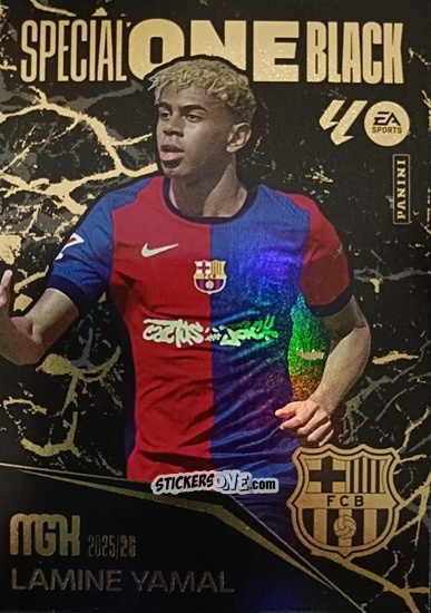 Sticker Lamine Yamal - Laliga 2025-2026. Megacracks n. SB4 - Panini