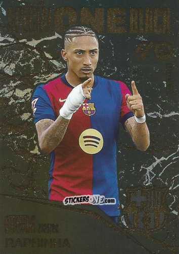 Sticker Raphinha - Laliga 2025-2026. Megacracks n. SB5 - Panini