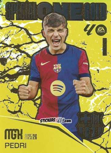 Sticker Pedri - Laliga 2025-2026. Megacracks n. SG2 - Panini