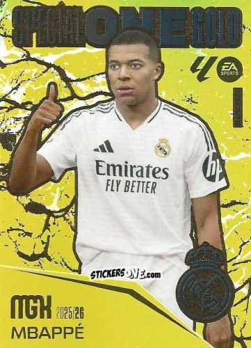 Sticker Mbappé - Laliga 2025-2026. Megacracks n. SG3 - Panini