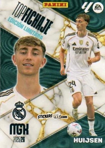 Cromo Dean Huijsen - Laliga 2025-2026. Megacracks n. LE4 - Panini