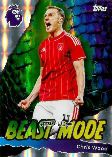 Sticker Chris Wood - Premier League 2026 Trading Cards
 n. 434 - Topps