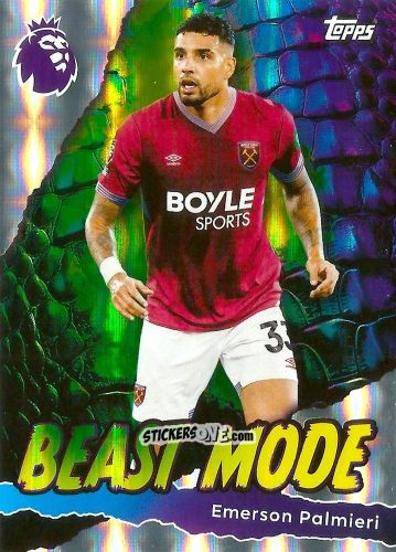 Sticker Emerson Palmieri - Premier League 2026 Trading Cards
 n. 437 - Topps