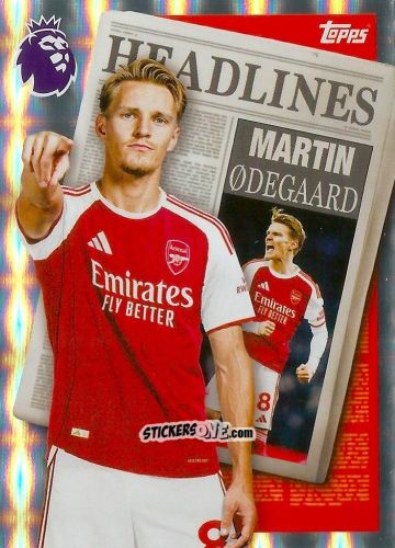 Figurina Martin Ødegaard - Premier League 2026 Trading Cards
 n. 441 - Topps