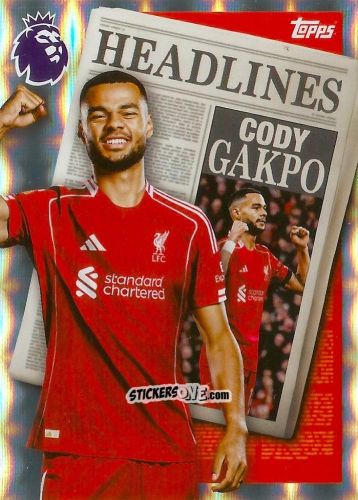 Cromo Cody Gakpo - Premier League 2026 Trading Cards
 n. 446 - Topps