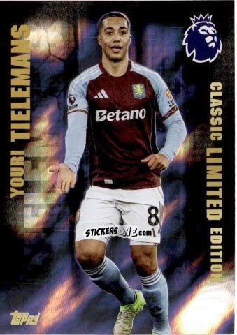 Sticker Youri Tielemans - Premier League 2026 Trading Cards
 n. LE2 - Topps