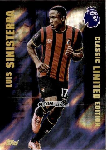 Sticker Luis Sinisterra - Premier League 2026 Trading Cards
 n. LE3 - Topps