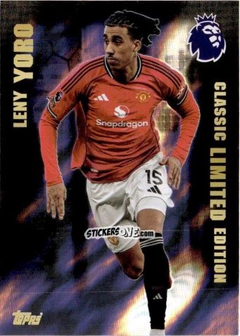 Sticker Leny Yoro - Premier League 2026 Trading Cards
 n. LE13 - Topps