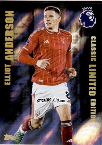 Figurina Elliot Anderson - Premier League 2026 Trading Cards
 n. LE15 - Topps