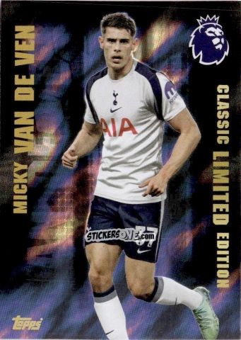 Sticker Micky van de Ven - Premier League 2026 Trading Cards
 n. LE16 - Topps