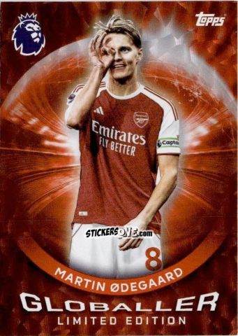 Figurina Martin Ødegaard - Premier League 2026 Trading Cards
 n. WC1 - Topps
