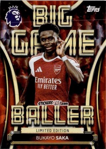 Figurina Bukayo Saka - Premier League 2026 Trading Cards
 n. BGB1 - Topps