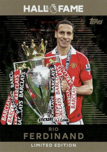 Cromo Rio Ferdinand - Premier League 2026 Trading Cards
 n. HOF6 - Topps