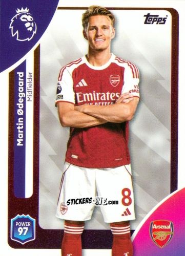 Figurina Martin Ødegaard - Premier League 2026 Trading Cards
 n. 10 - Topps