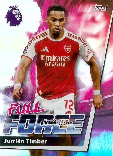 Cromo Jurriën Timber - Premier League 2026 Trading Cards
 n. 17 - Topps