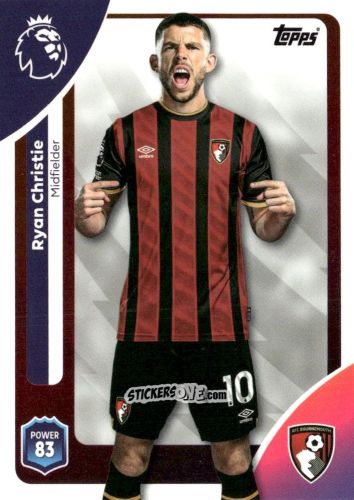 Cromo Ryan Christie - Premier League 2026 Trading Cards
 n. 45 - Topps
