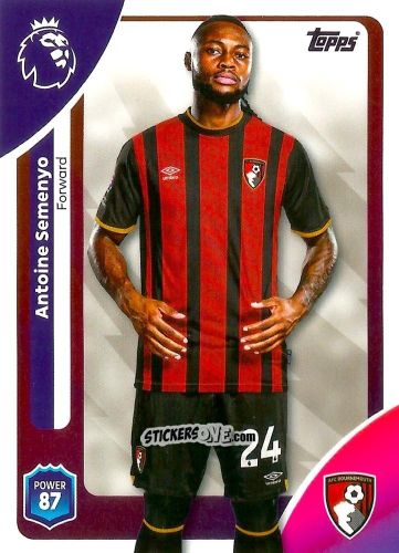 Sticker Antoine Semenyo - Premier League 2026 Trading Cards
 n. 47 - Topps